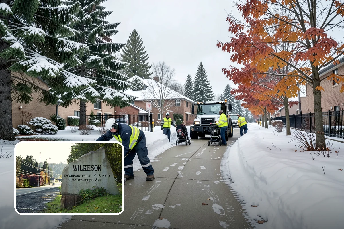 Daycare Snow Removal in Wilkeson, Pierce County, WA - Safe walkways for parents and children