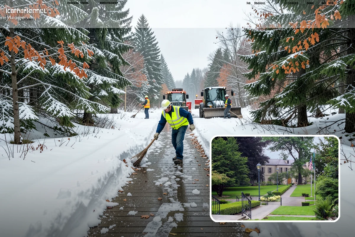 Daycare Snow Removal in Woodinville, King County, WA - Safe walkways for parents and children
