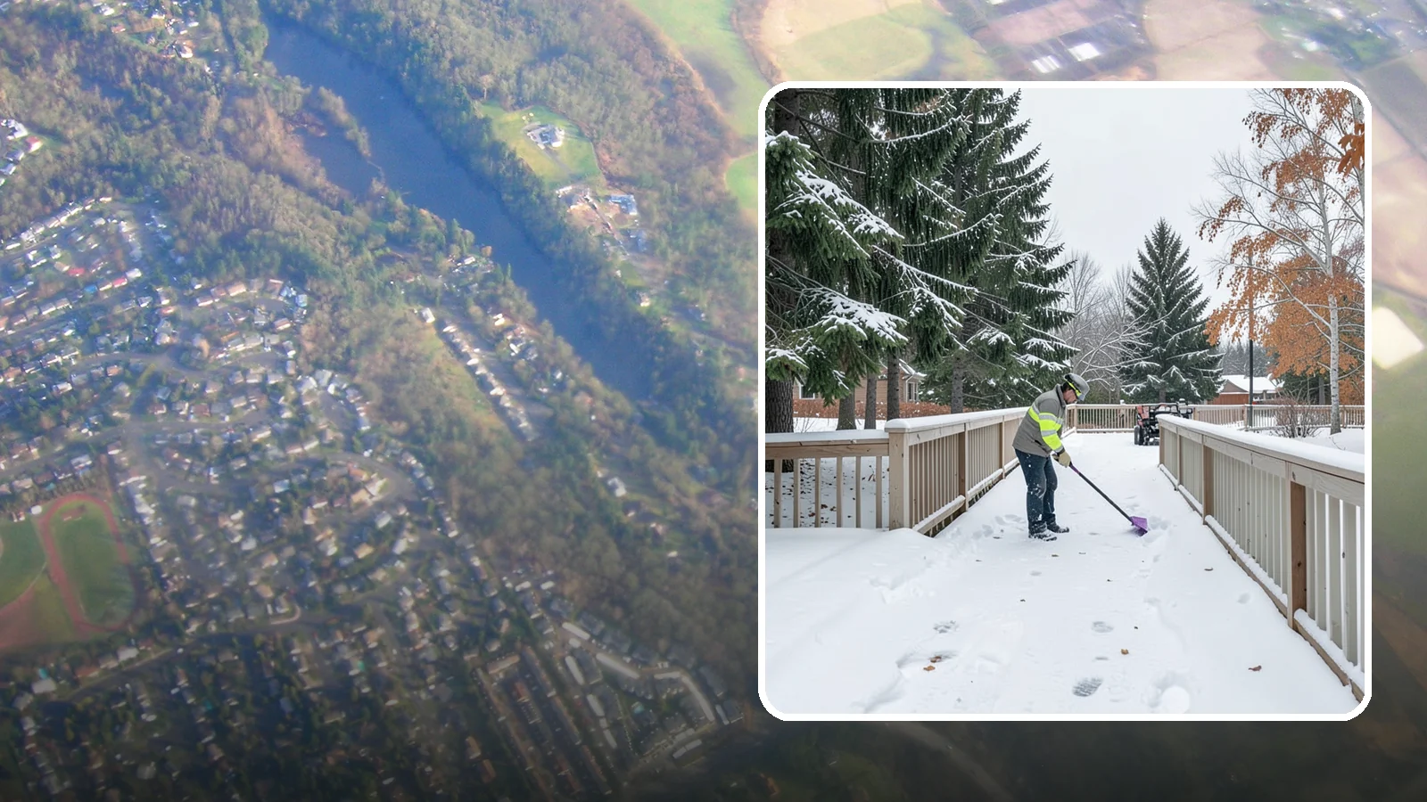 Deck Snow Removal in Algona, King County, WA - We clear snow from elevated decks so the added weight and moisture never threaten your boards or joists.