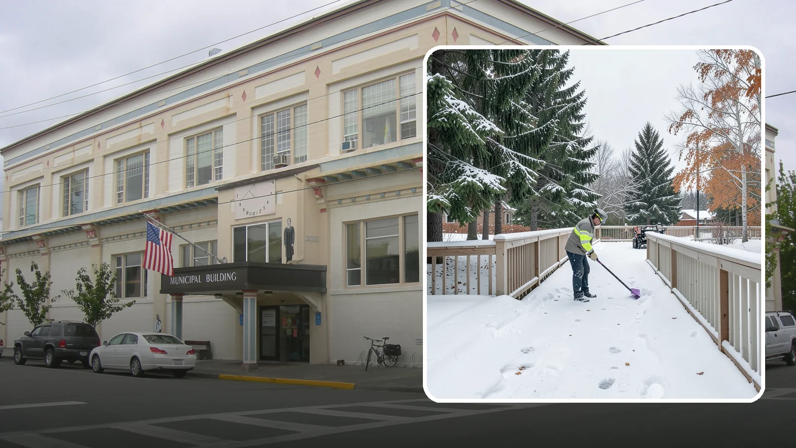 Deck Snow Removal in Anacortes, Skagit County, WA - We clear snow from elevated decks so the added weight and moisture never threaten your boards or joists.