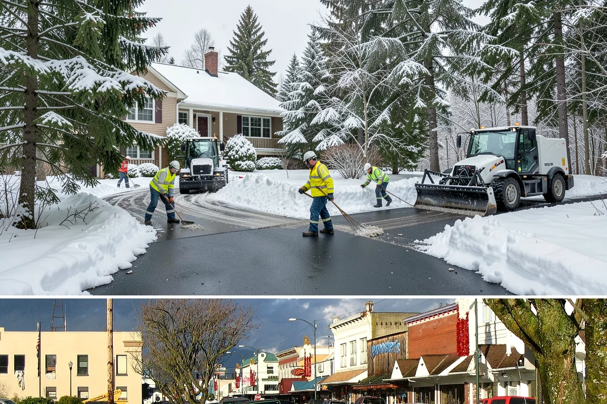Deck Snow Removal in Arlington, Snohomish County, WA - Schedule in autumn so heavy wet snow never sits on your deck unattended after the first foothill storm.