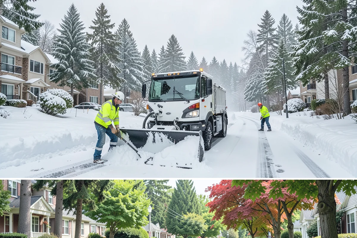 Deck Snow Removal in Beaux Arts Village, King County, WA - Schedule in autumn so heavy wet snow never sits on your deck unattended after the first foothill storm.