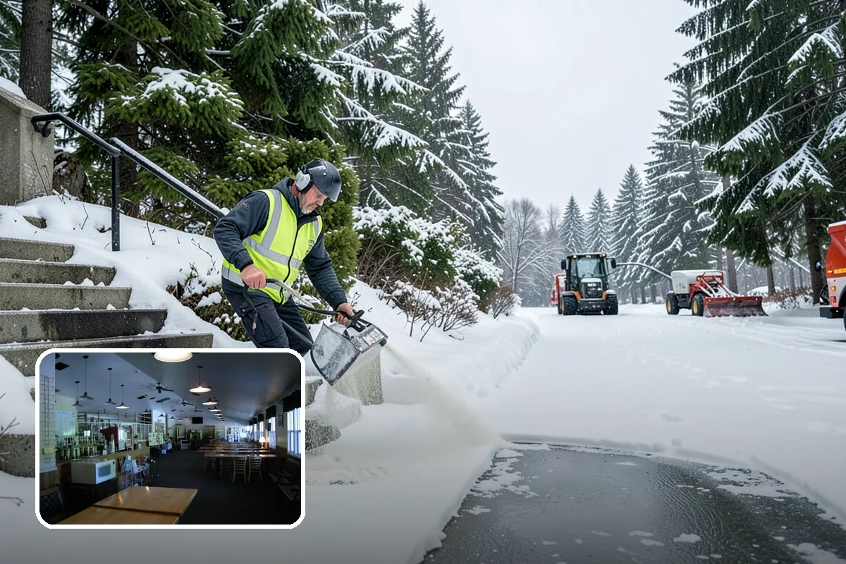 Deck Snow Removal in Black Diamond, King County, WA - Reduces the heavy load wet snow places on the structure