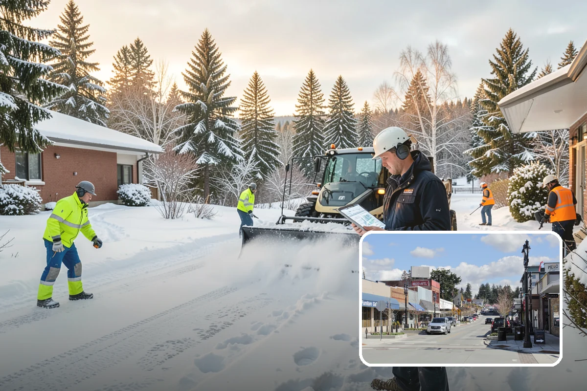 Deck Snow Removal in Bothell, King County, WA - Reduces the heavy load wet snow places on the structure