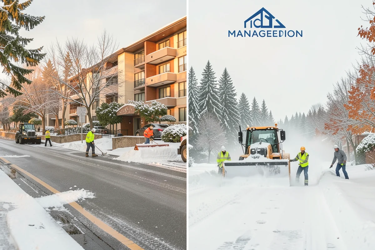 Deck Snow Removal in Brier, Snohomish County, WA - We check the deck material and structural layout