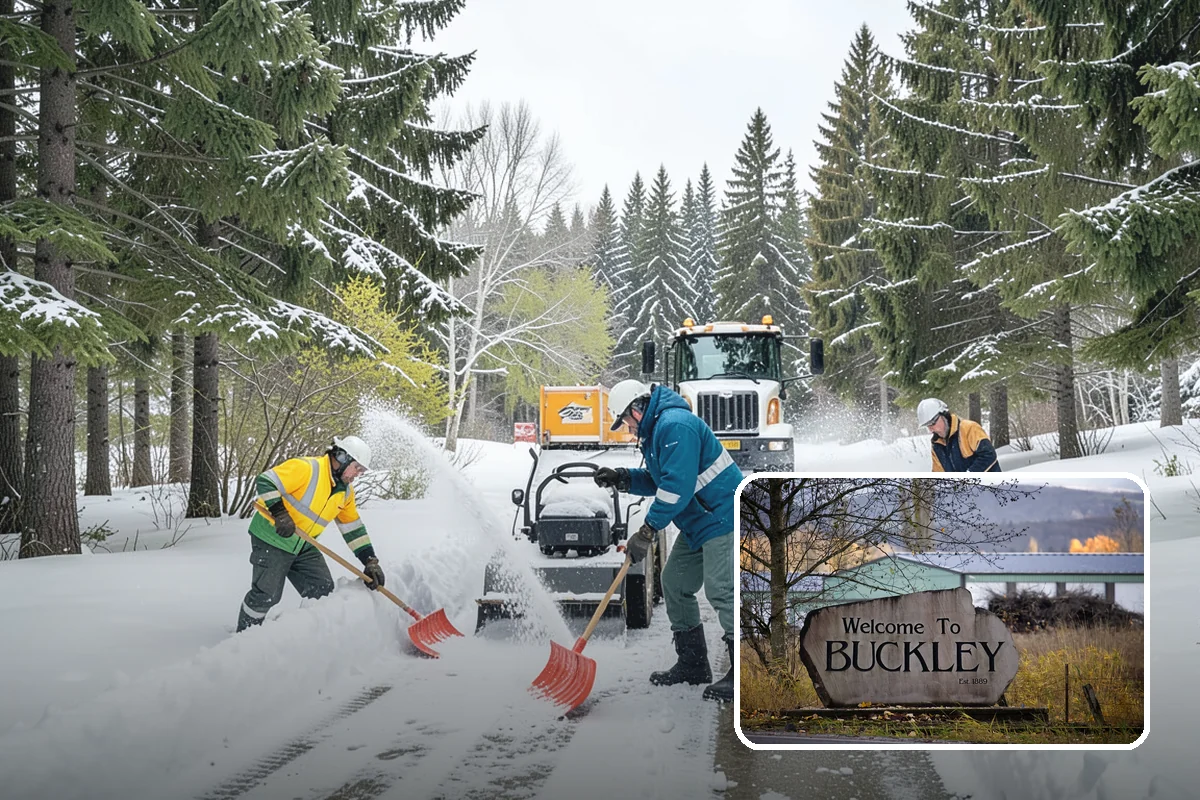 Deck Snow Removal in Buckley, Pierce County, WA - Reduces the heavy load wet snow places on the structure