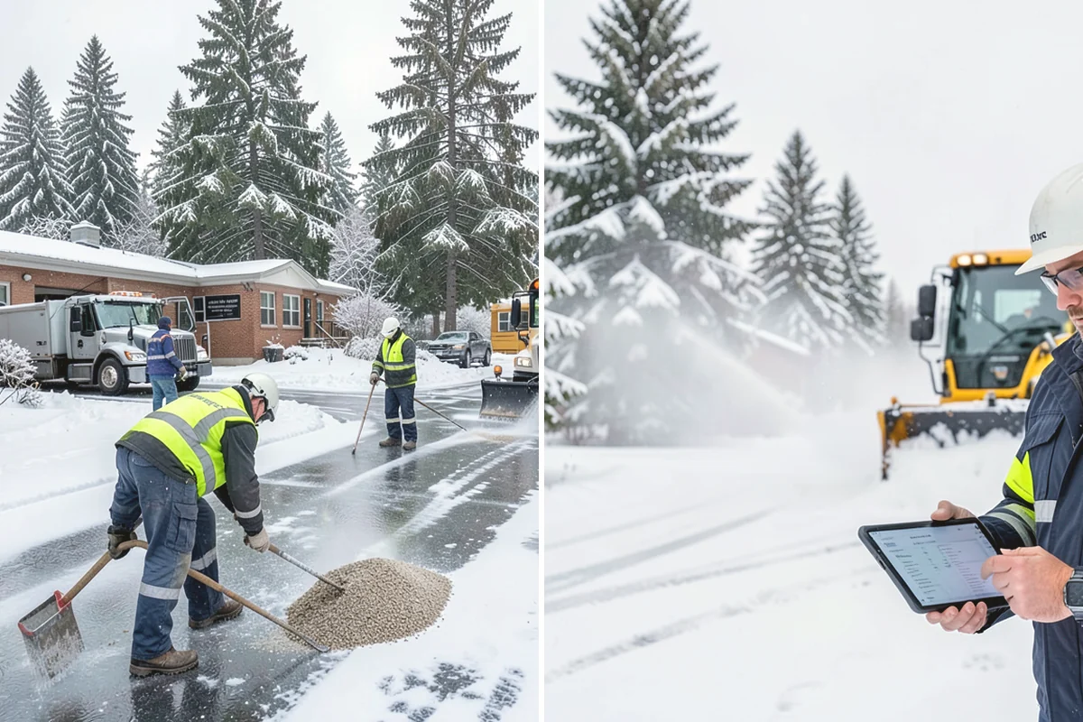 Deck Snow Removal in Carnation, King County, WA - We check the deck material and structural layout