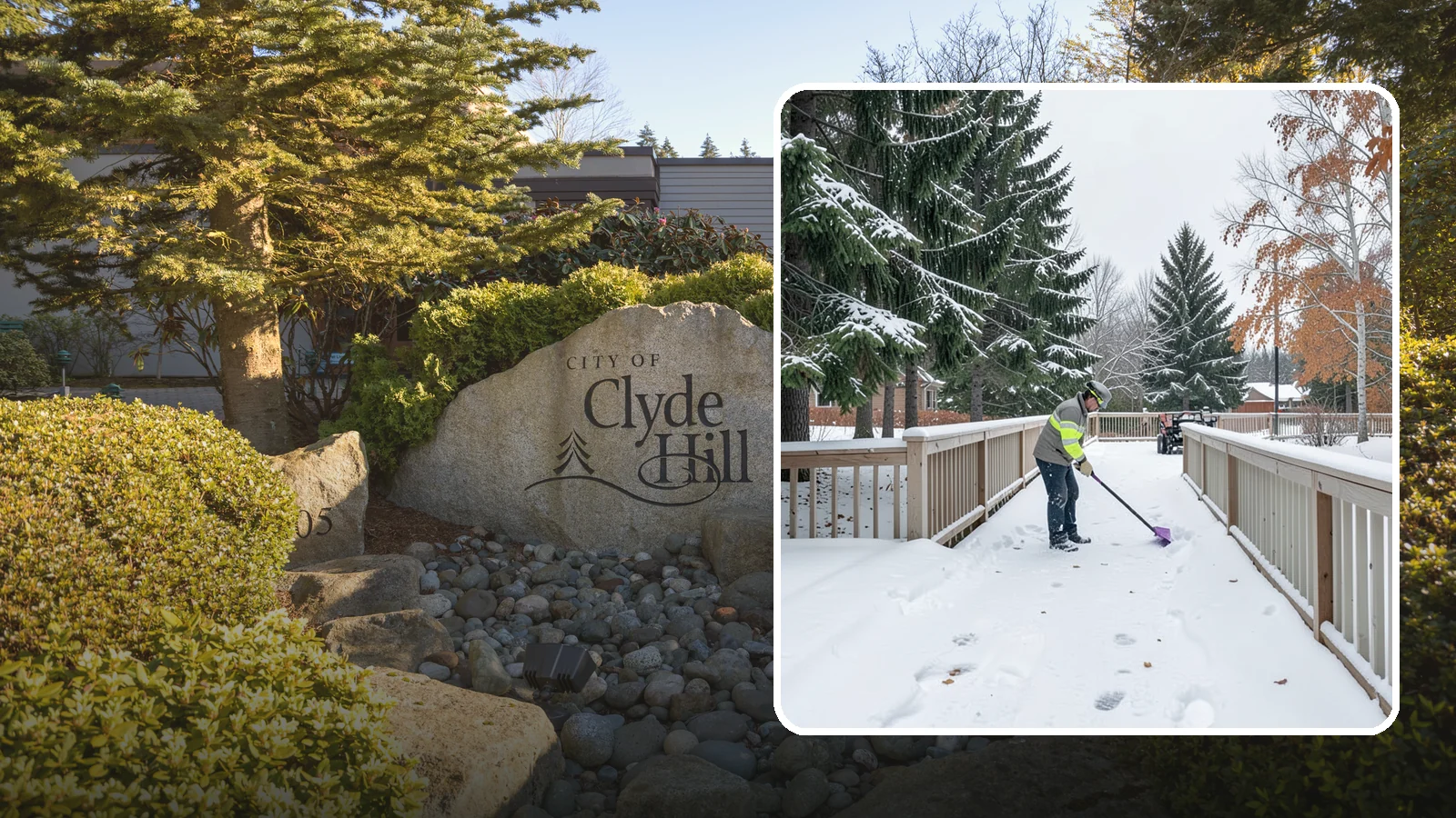 Deck Snow Removal in Clyde Hill, King County, WA - We clear snow from elevated decks so the added weight and moisture never threaten your boards or joists.