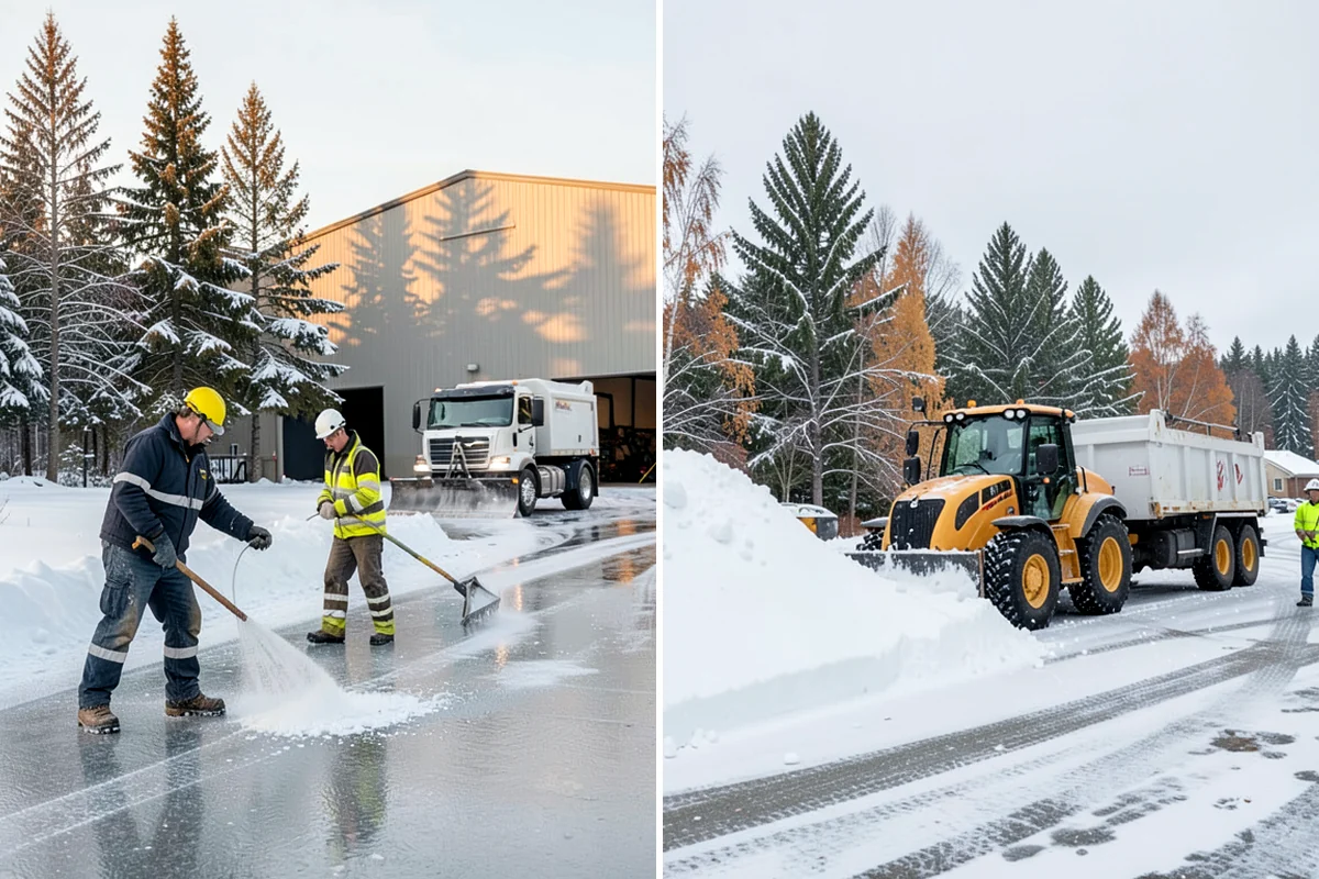 Deck Snow Removal in Clyde Hill, King County, WA - We check the deck material and structural layout