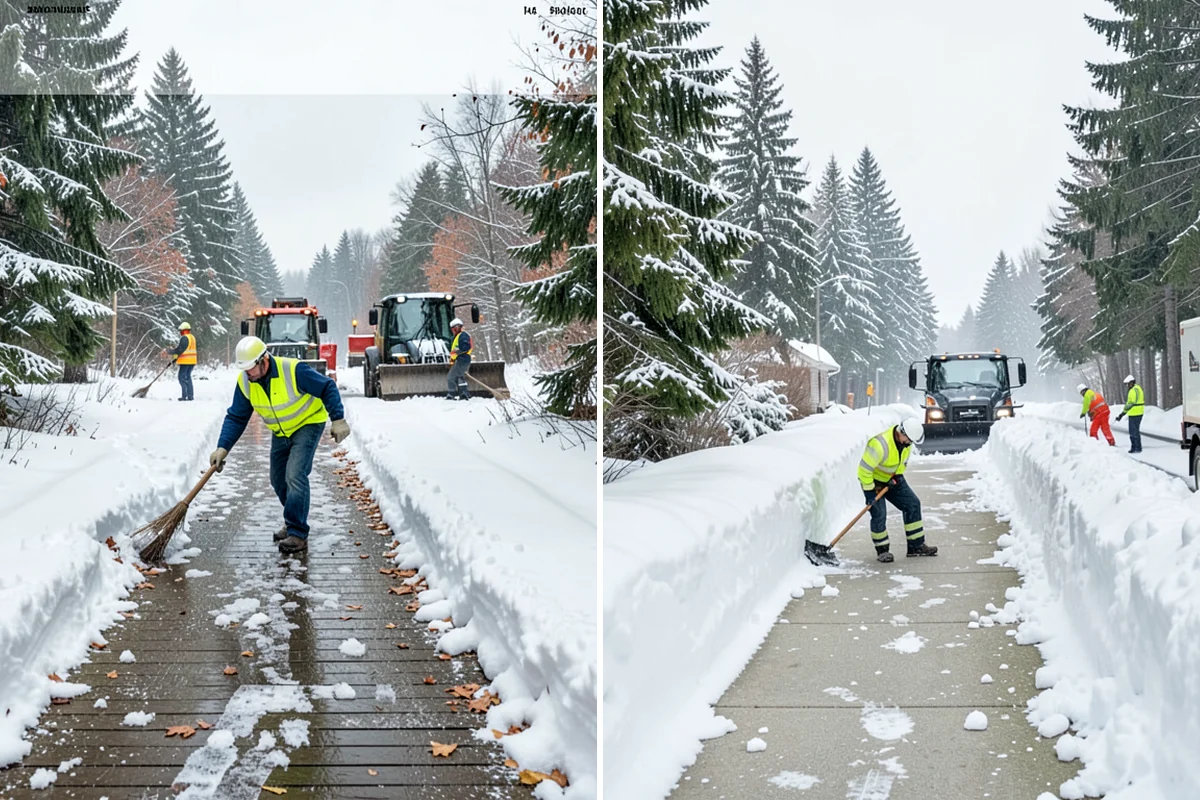 Deck Snow Removal in Concrete, Skagit County, WA - We check the deck material and structural layout