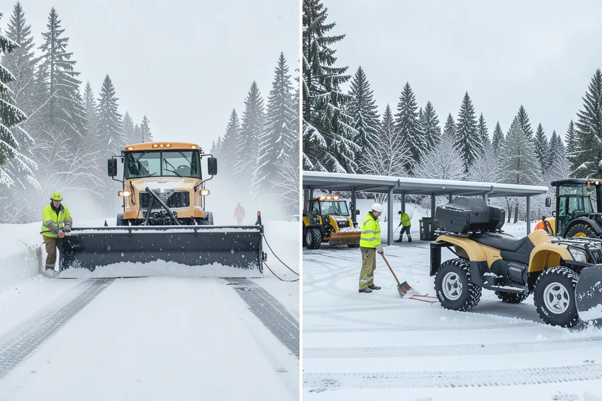 Deck Snow Removal in Coupeville, Island County, WA - We check the deck material and structural layout
