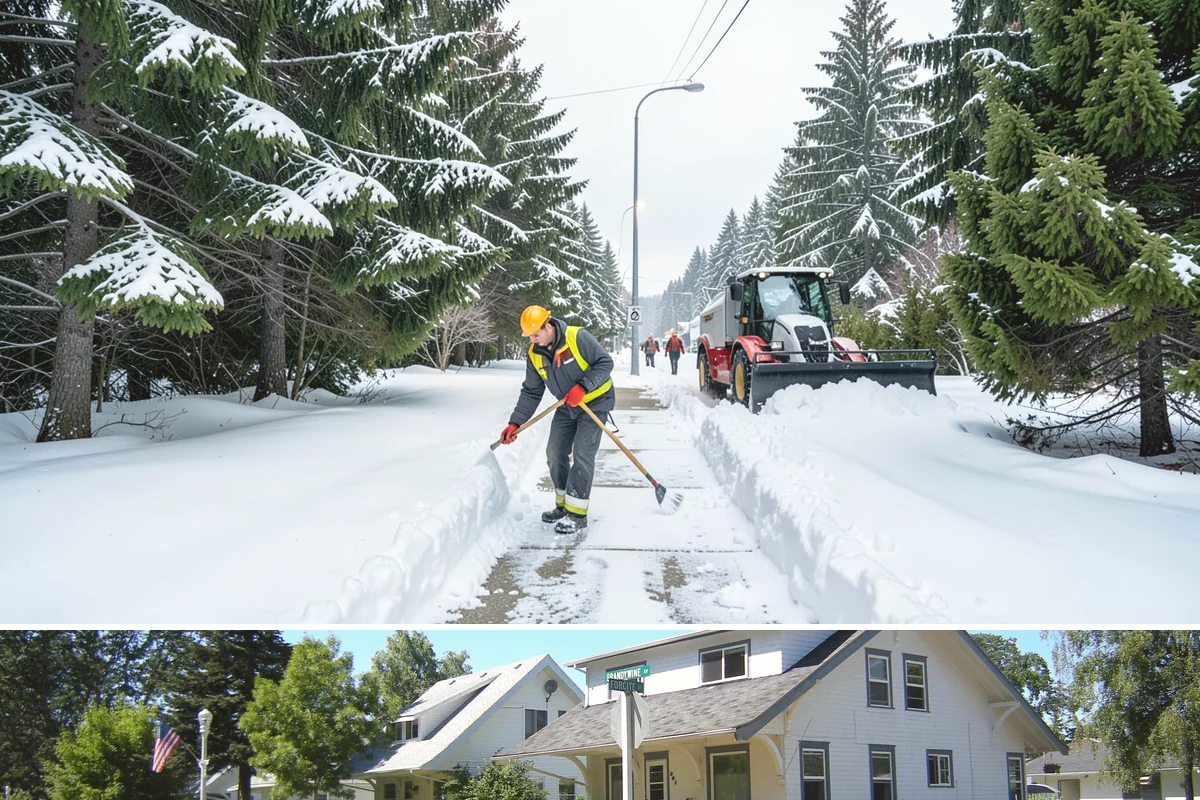 Deck Snow Removal in DuPont, Pierce County, WA - Schedule in autumn so heavy wet snow never sits on your deck unattended after the first foothill storm.