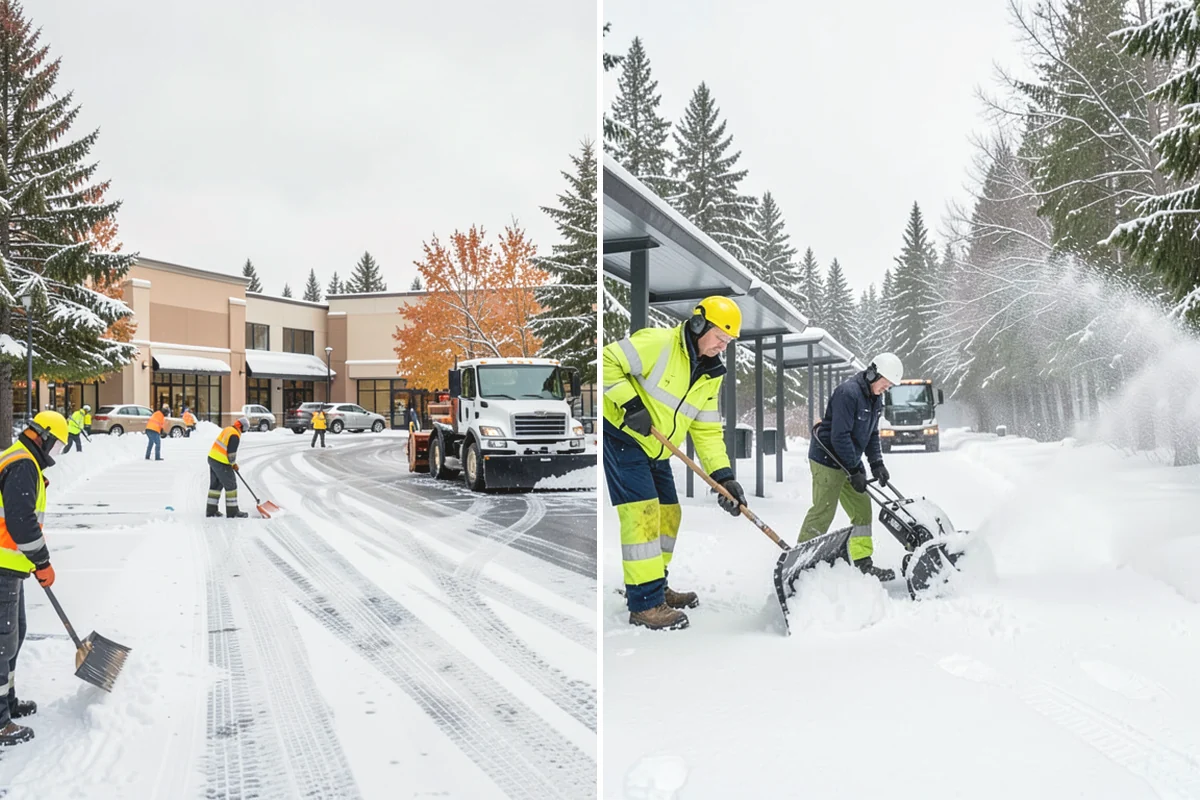Deck Snow Removal in Duvall, King County, WA - We check the deck material and structural layout