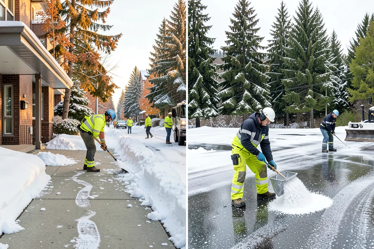 Deck Snow Removal in Everett, Snohomish County, WA - We check the deck material and structural layout