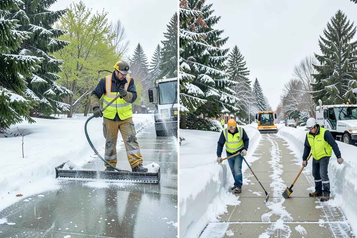 Deck Snow Removal in Federal Way, King County, WA - We check the deck material and structural layout