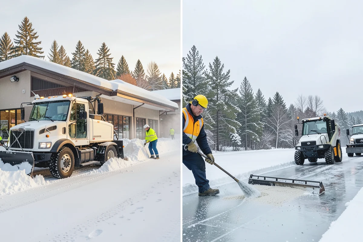 Deck Snow Removal in Granite Falls, Snohomish County, WA - We check the deck material and structural layout