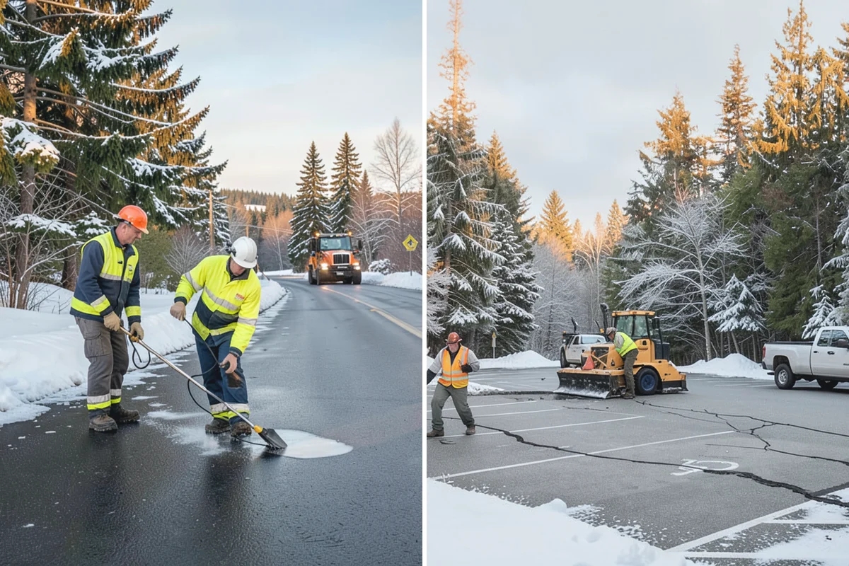 Deck Snow Removal in Hamilton, Skagit County, WA - We check the deck material and structural layout