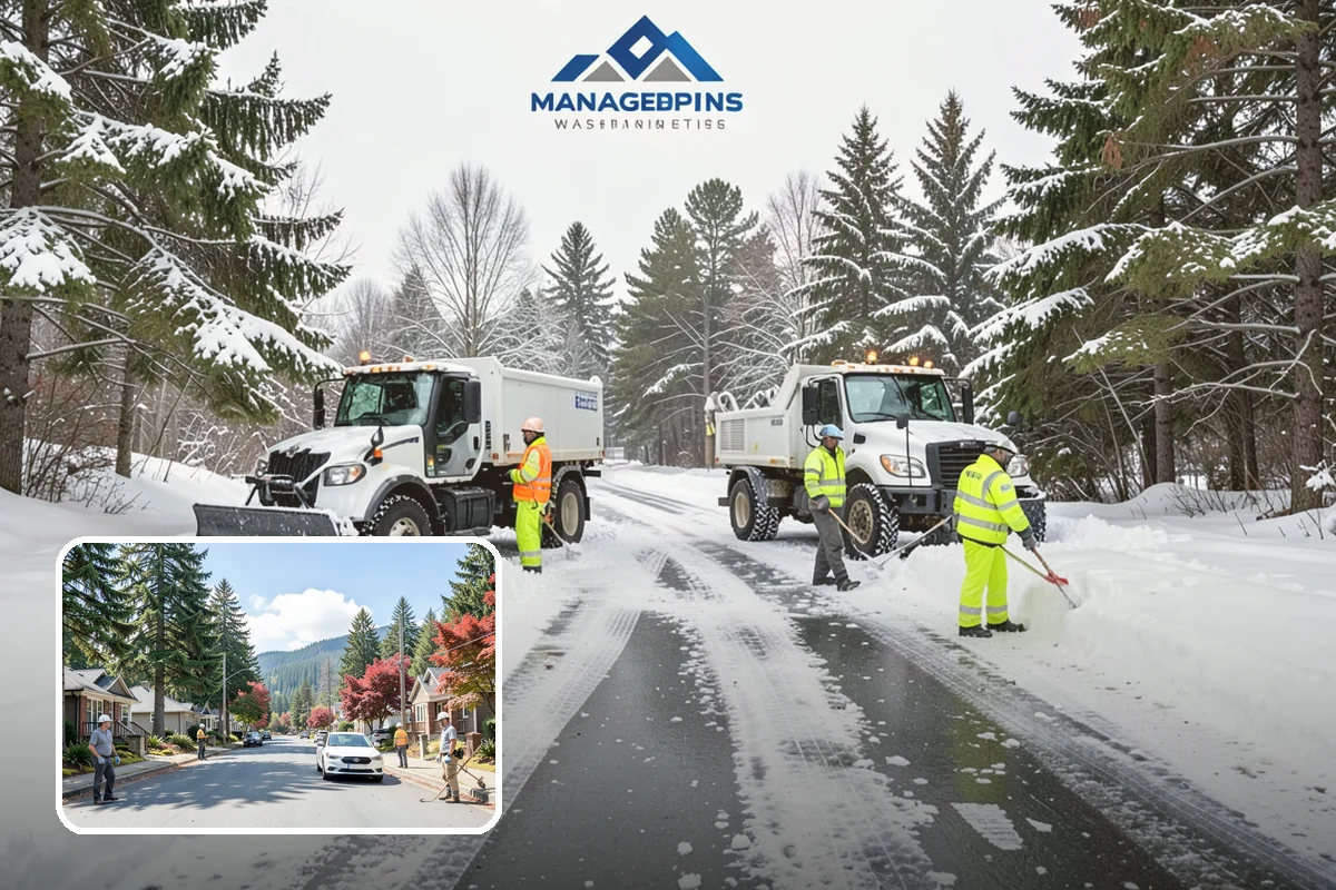 Deck Snow Removal in Hunts Point, King County, WA - Reduces the heavy load wet snow places on the structure