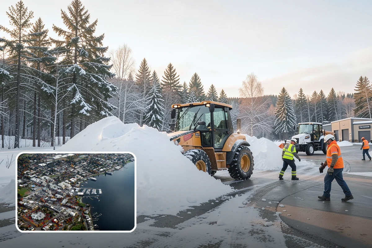 Deck Snow Removal in Kirkland, King County, WA - Reduces the heavy load wet snow places on the structure