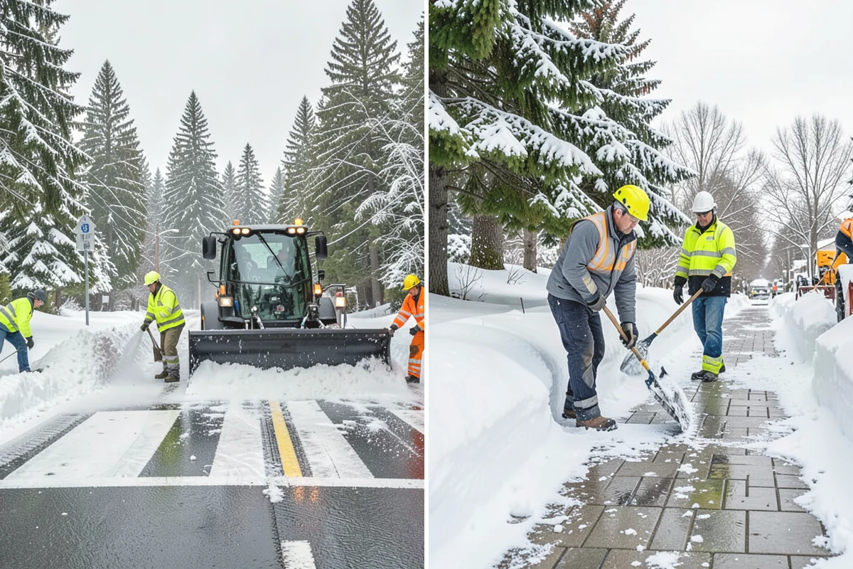 Deck Snow Removal in Lake Stevens, Snohomish County, WA - We check the deck material and structural layout