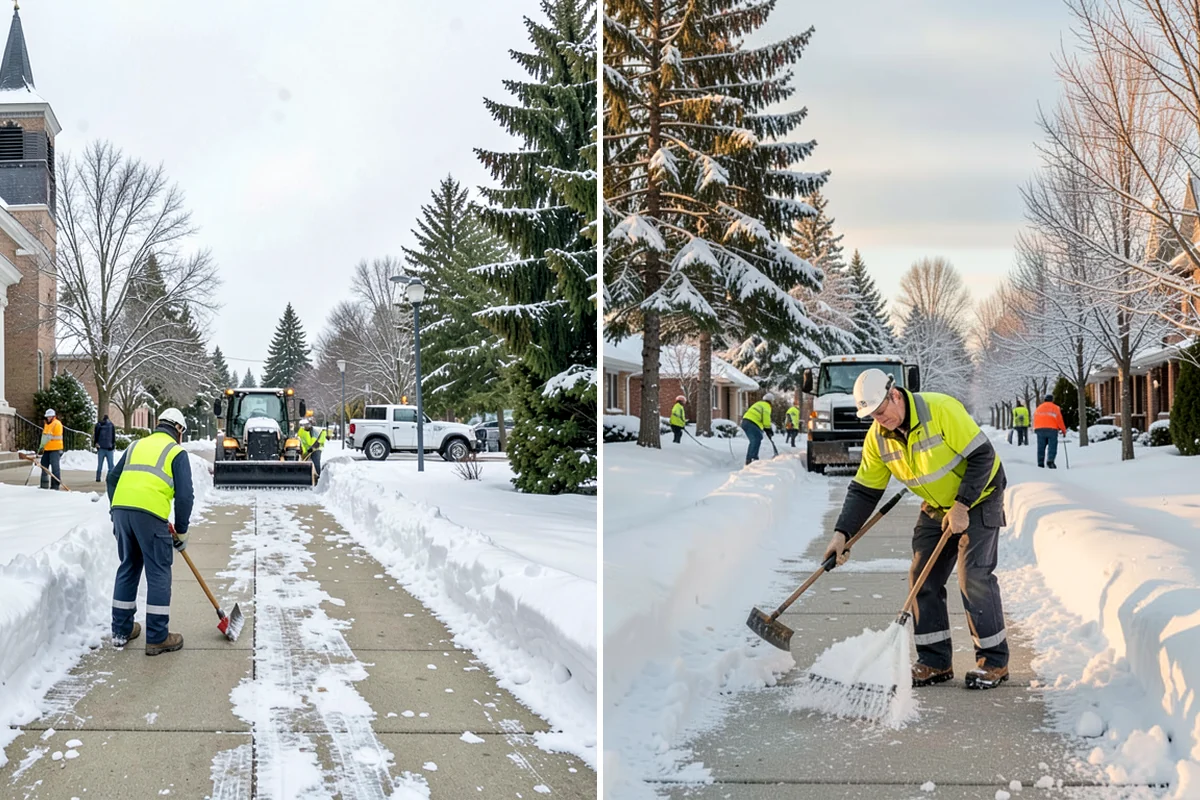 Deck Snow Removal in Lakewood, Pierce County, WA - We check the deck material and structural layout