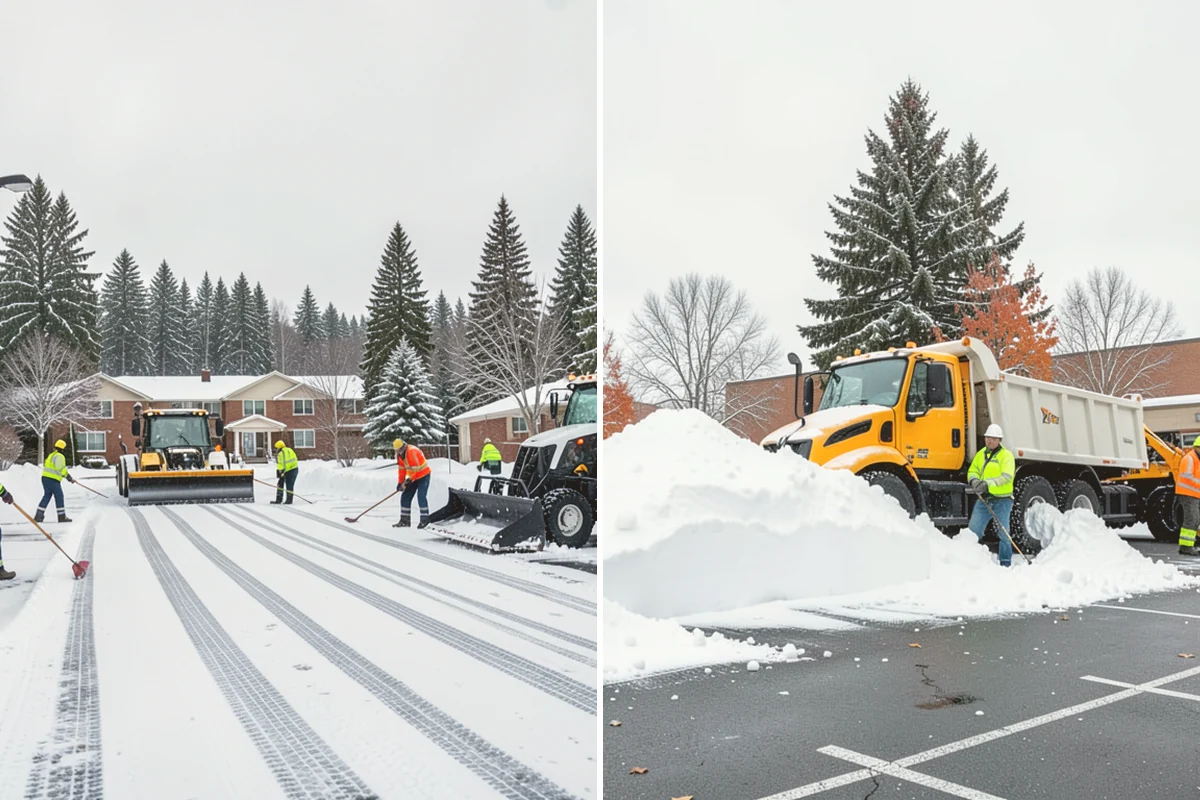 Deck Snow Removal in Langley, Island County, WA - We check the deck material and structural layout
