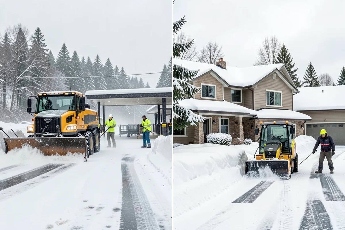 Deck Snow Removal in Lyman, Skagit County, WA - We check the deck material and structural layout