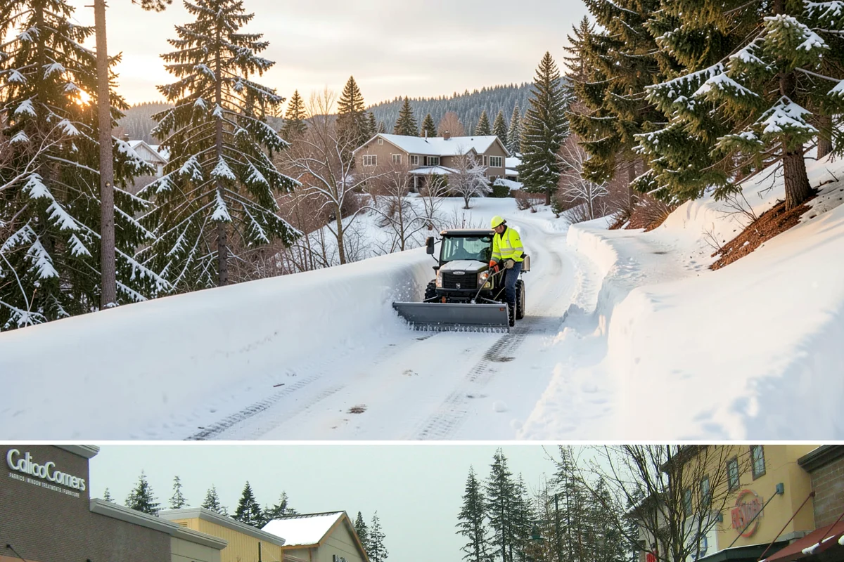 Deck Snow Removal in Mill Creek, Snohomish County, WA - Schedule in autumn so heavy wet snow never sits on your deck unattended after the first foothill storm.