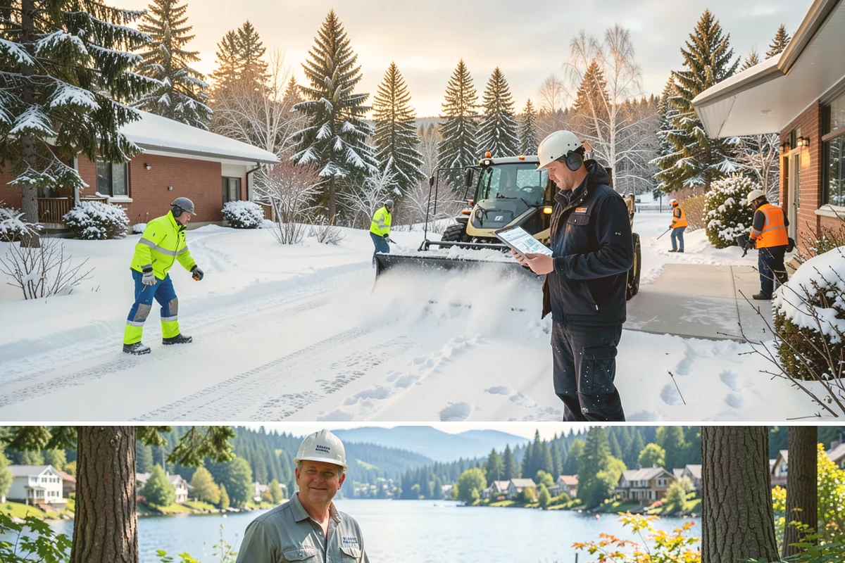 Deck Snow Removal in Milton, King County, WA - Schedule in autumn so heavy wet snow never sits on your deck unattended after the first foothill storm.
