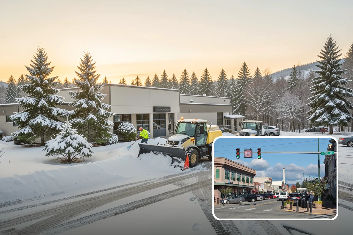 Deck Snow Removal in Monroe, Snohomish County, WA - Reduces the heavy load wet snow places on the structure