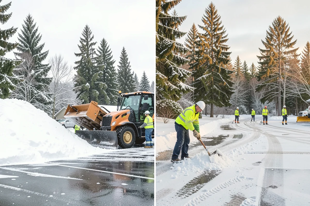 Deck Snow Removal in Monroe, Snohomish County, WA - We check the deck material and structural layout
