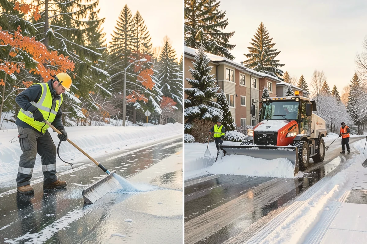 Deck Snow Removal in Mount Vernon, Skagit County, WA - We check the deck material and structural layout