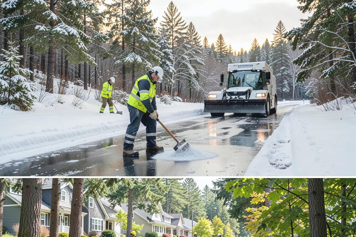 Deck Snow Removal in Normandy Park, King County, WA - Schedule in autumn so heavy wet snow never sits on your deck unattended after the first foothill storm.