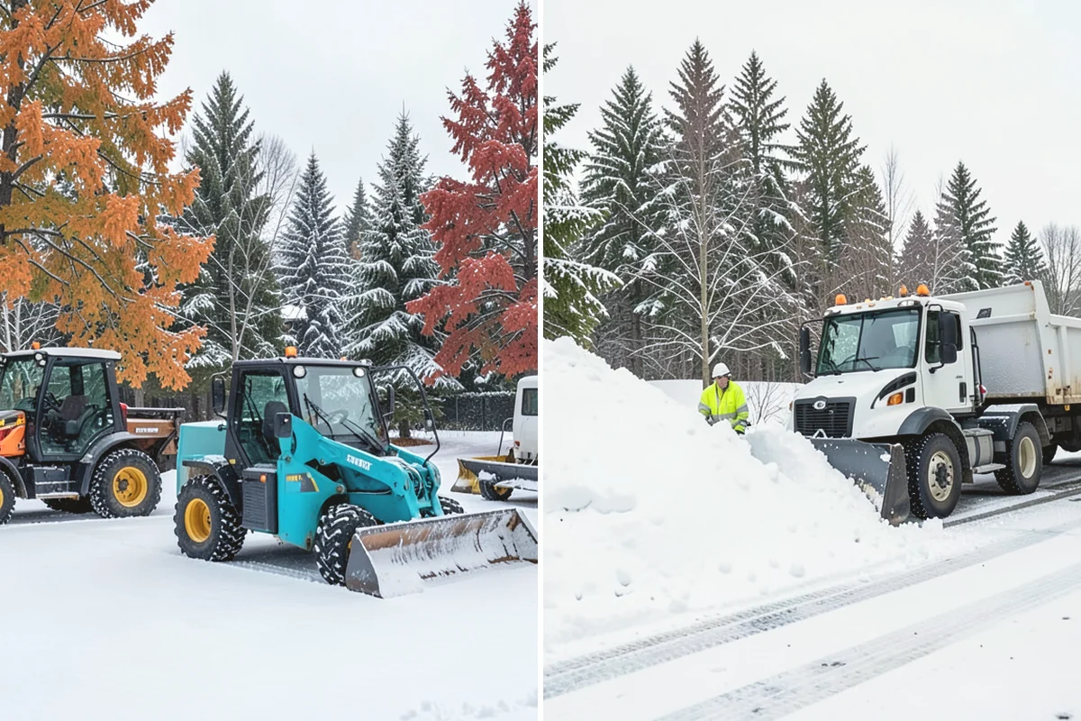 Deck Snow Removal in North Bend, King County, WA - We check the deck material and structural layout