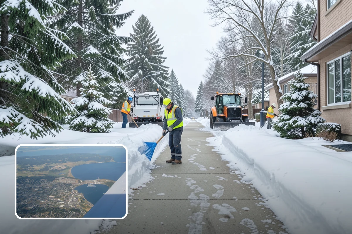 Deck Snow Removal in Oak Harbor, Island County, WA - Reduces the heavy load wet snow places on the structure