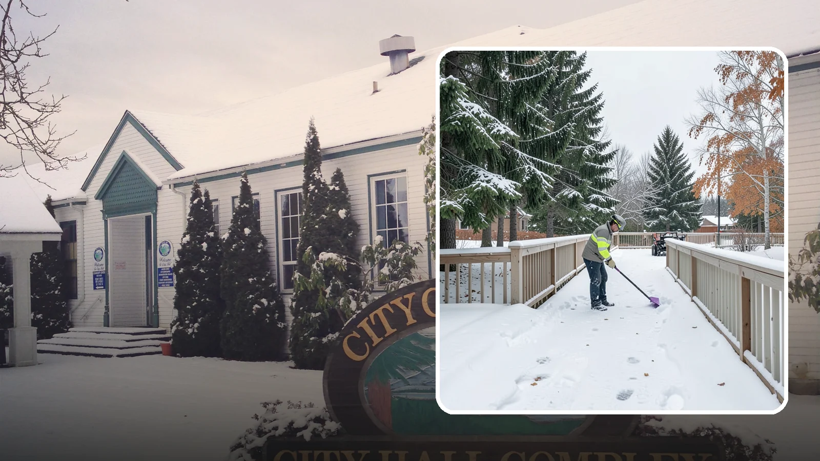 Deck Snow Removal in Pacific, King County, WA - We clear snow from elevated decks so the added weight and moisture never threaten your boards or joists.