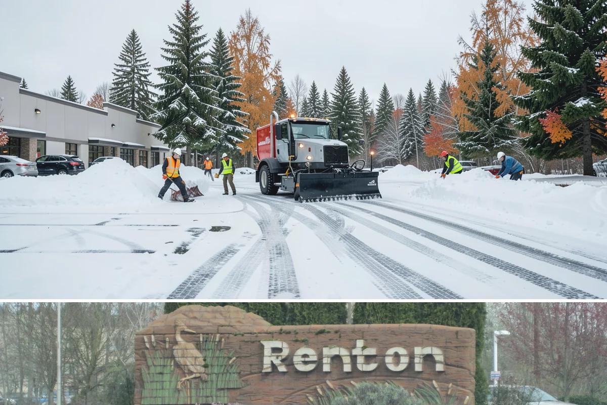 Deck Snow Removal in Renton, King County, WA - Schedule in autumn so heavy wet snow never sits on your deck unattended after the first foothill storm.