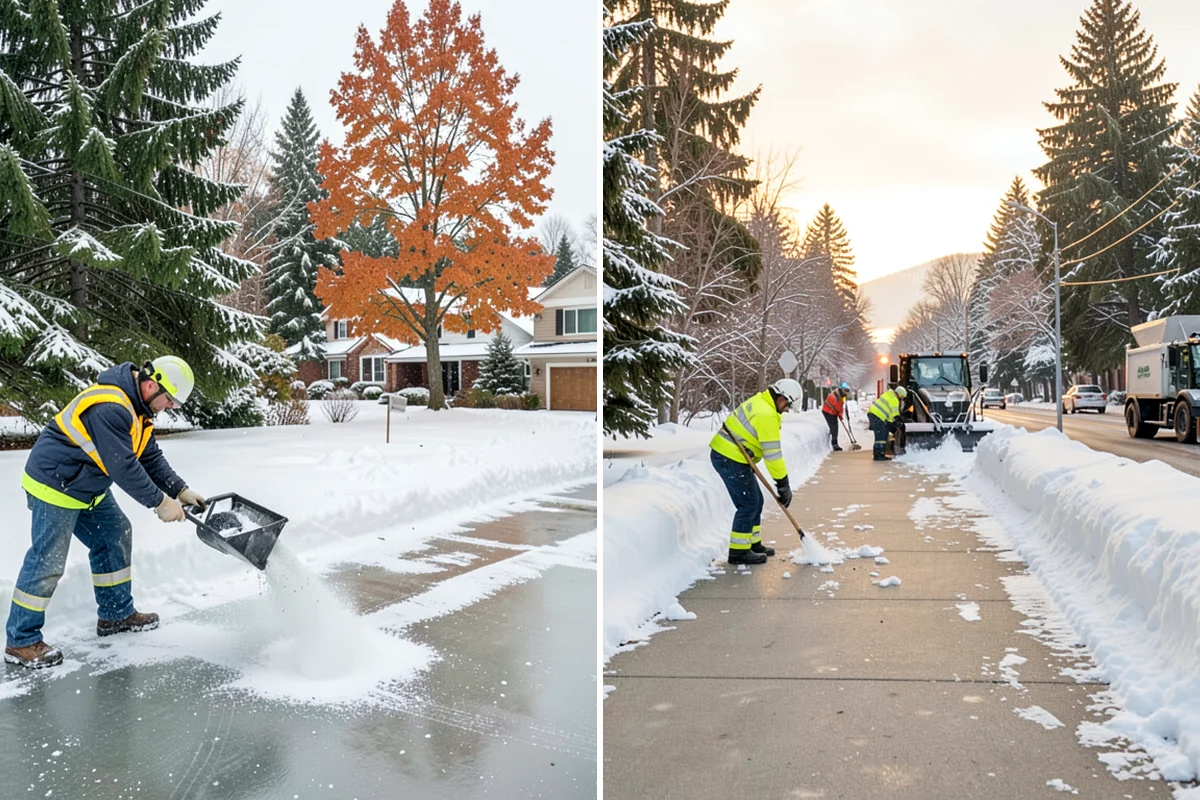 Deck Snow Removal in Shoreline, King County, WA - We check the deck material and structural layout