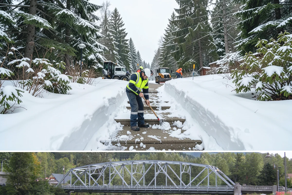 Deck Snow Removal in Skykomish, King County, WA - Schedule in autumn so heavy wet snow never sits on your deck unattended after the first foothill storm.