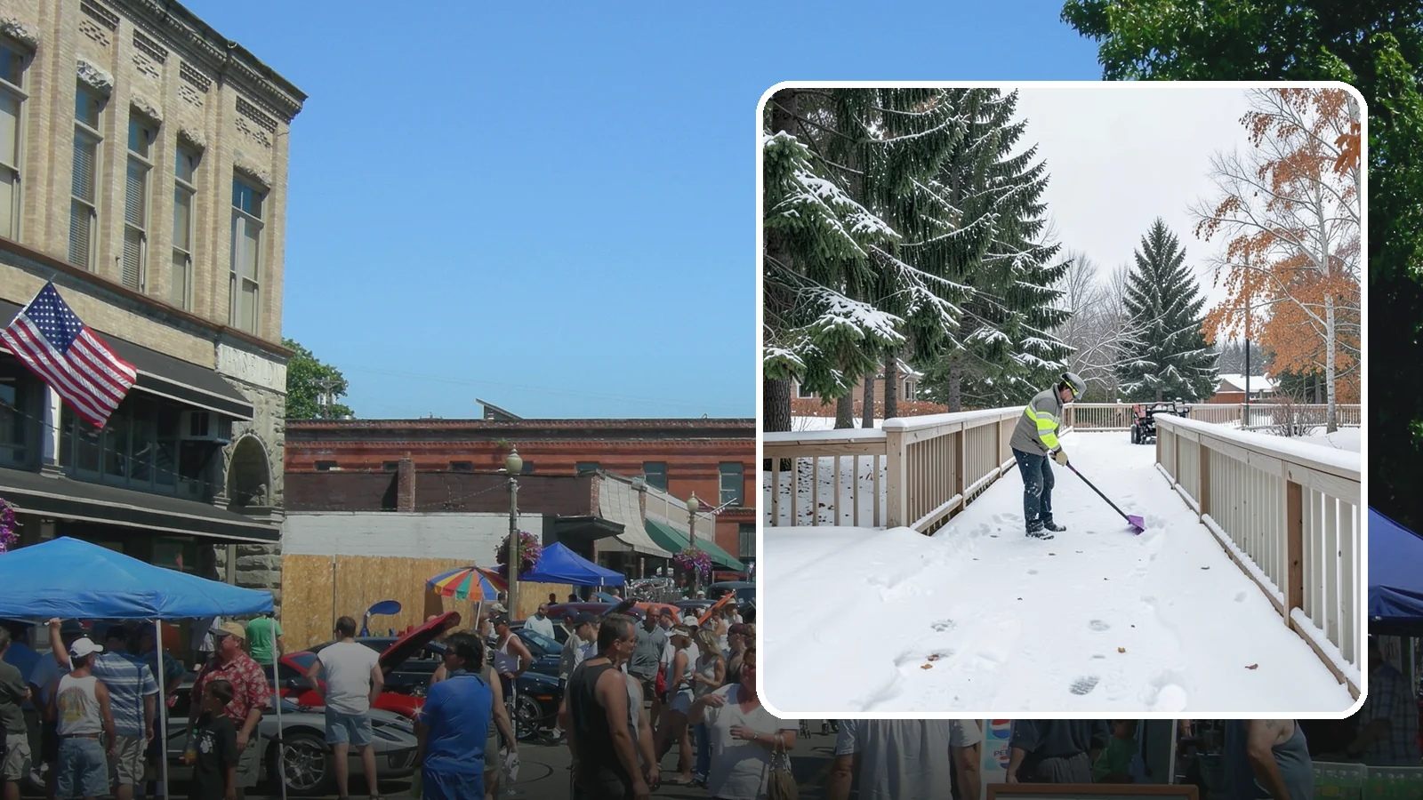 Deck Snow Removal in Snohomish, Snohomish County, WA - We clear snow from elevated decks so the added weight and moisture never threaten your boards or joists.
