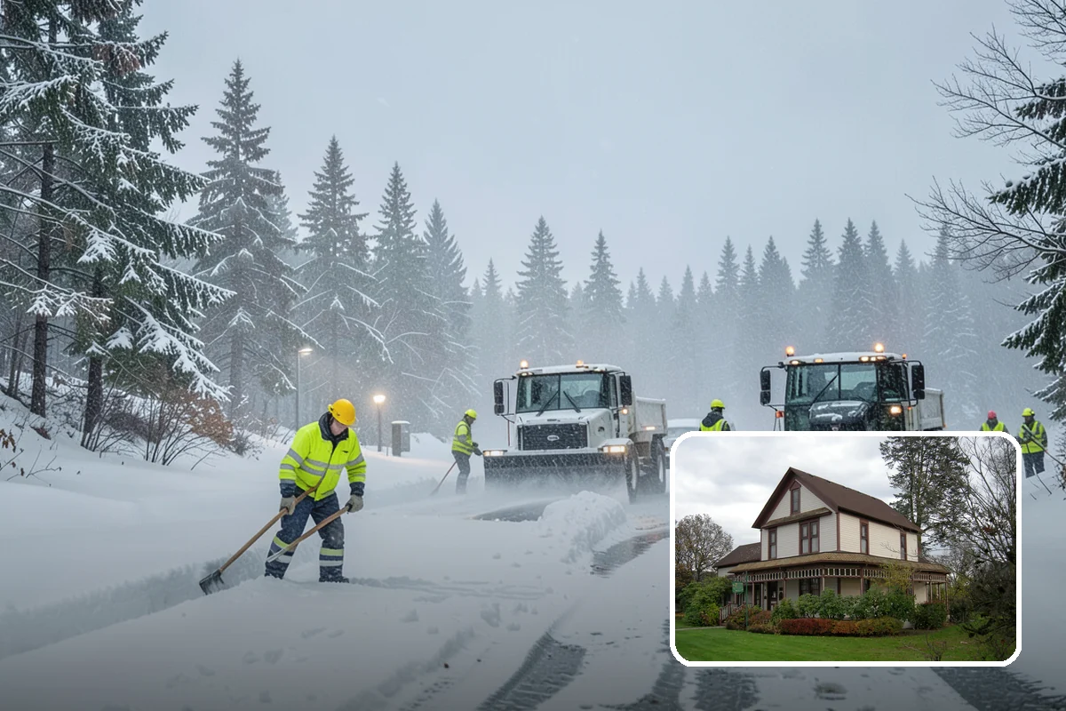 Deck Snow Removal in Sumner, Pierce County, WA - Reduces the heavy load wet snow places on the structure