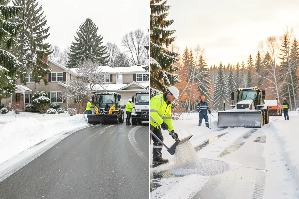 Deck Snow Removal in University Place, Pierce County, WA - We check the deck material and structural layout