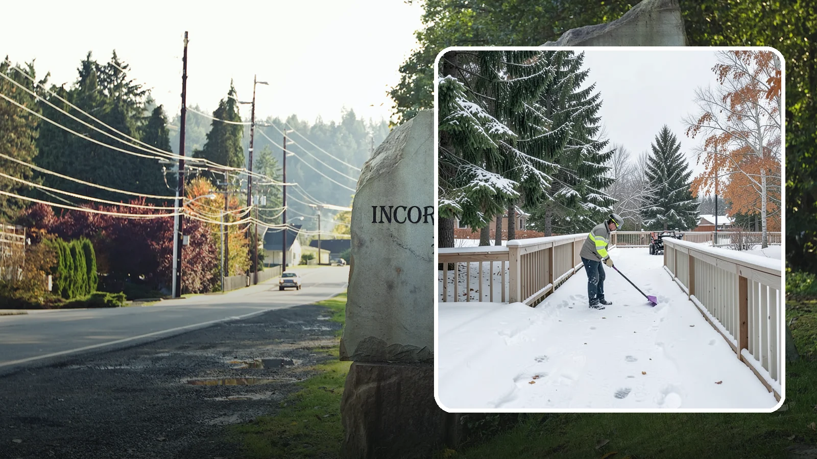 Deck Snow Removal in Wilkeson, Pierce County, WA - We clear snow from elevated decks so the added weight and moisture never threaten your boards or joists.