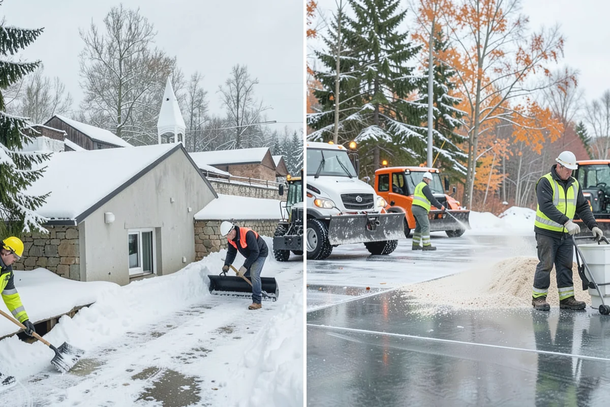 Deck Snow Removal in Wilkeson, Pierce County, WA - We check the deck material and structural layout