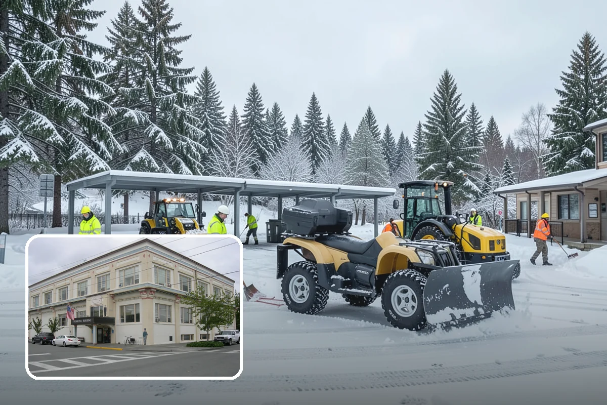 Deicer Restocking in Anacortes, Skagit County, WA - Prevents mid-storm shortages at entrances and lots