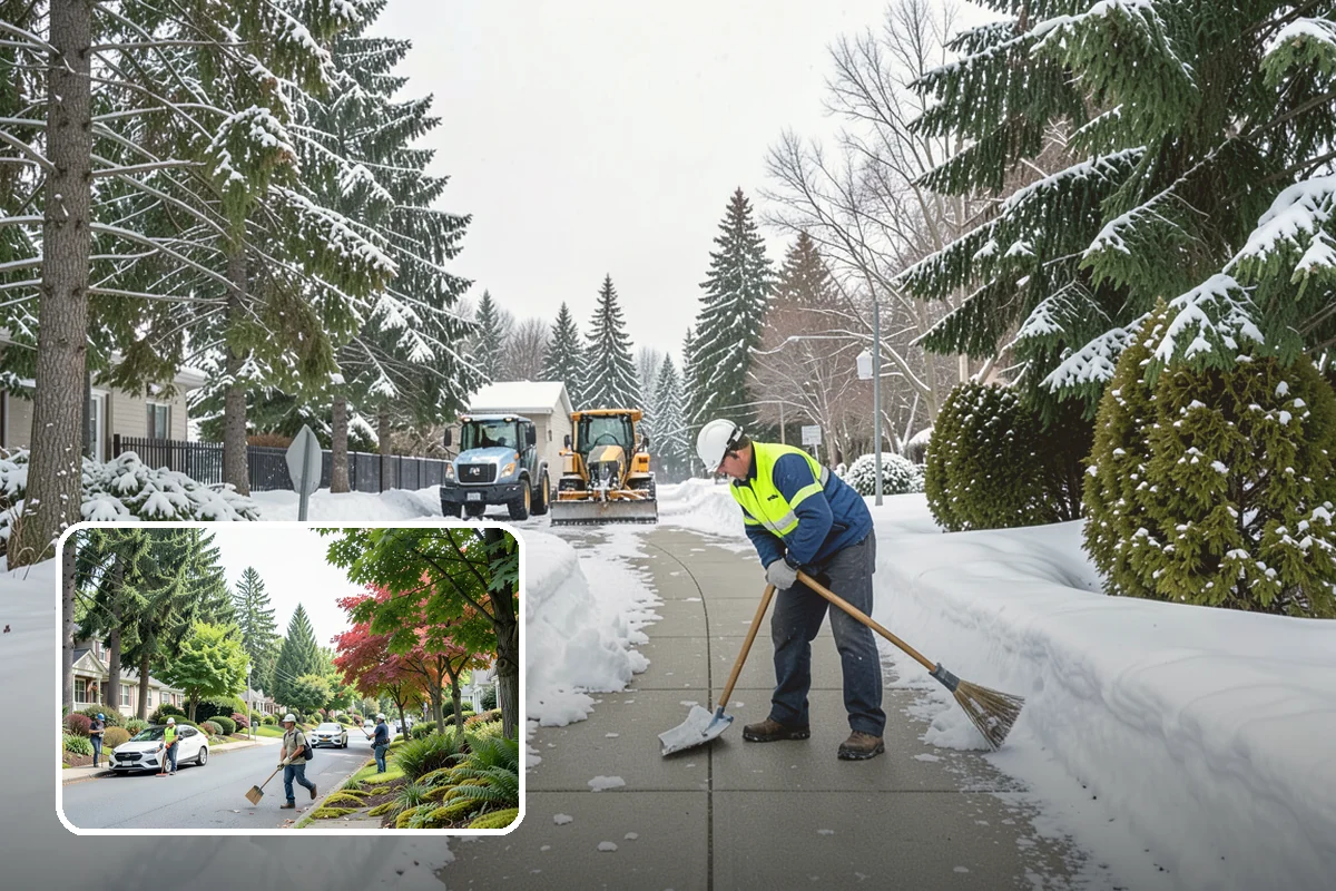 Deicer Restocking in Beaux Arts Village, King County, WA - Prevents mid-storm shortages at entrances and lots