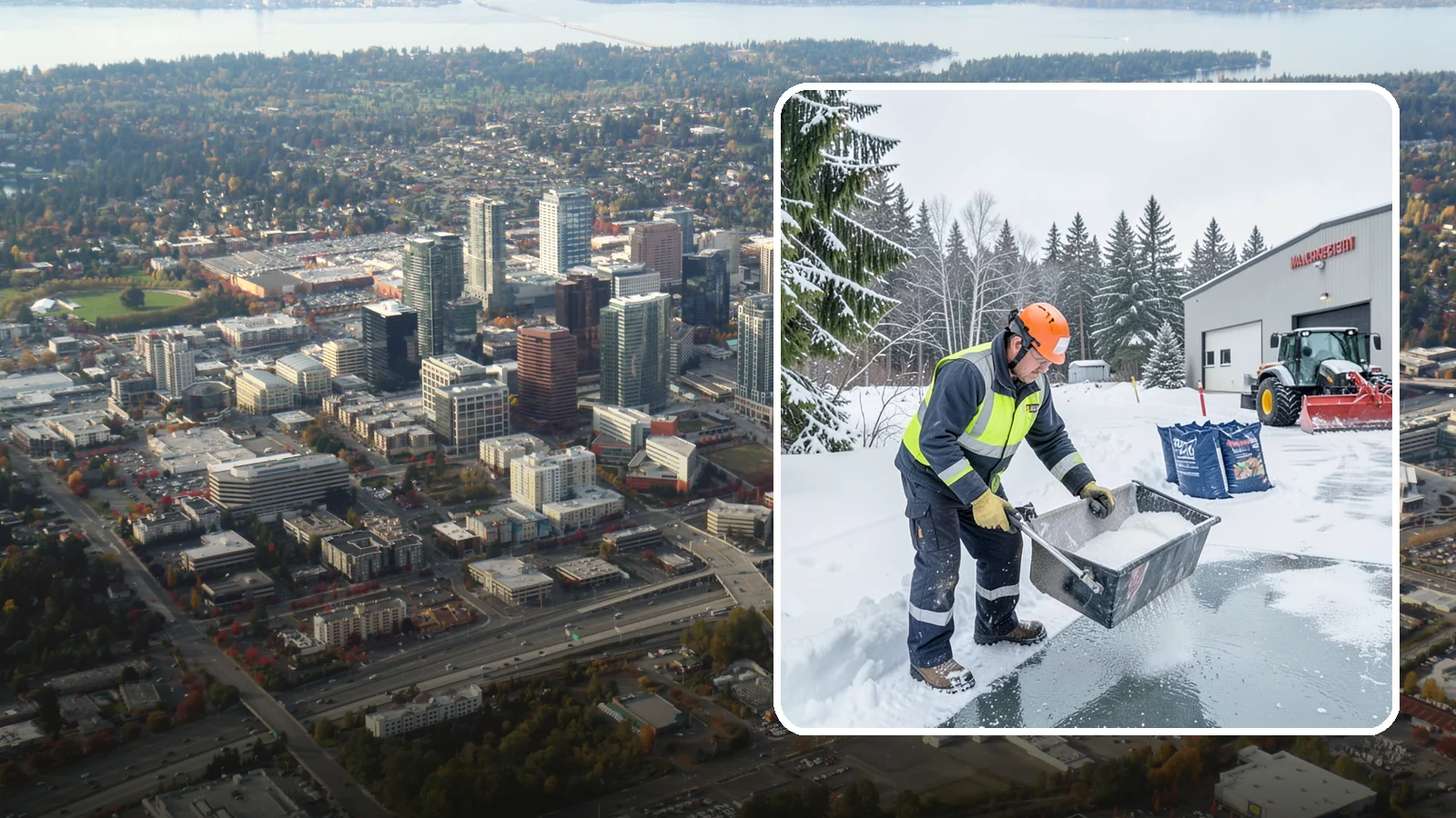 Deicer Restocking in Bellevue, King County, WA - Deicer restocking keeps bagged and bulk products replenished across your site so no zone goes untreated mid-storm.