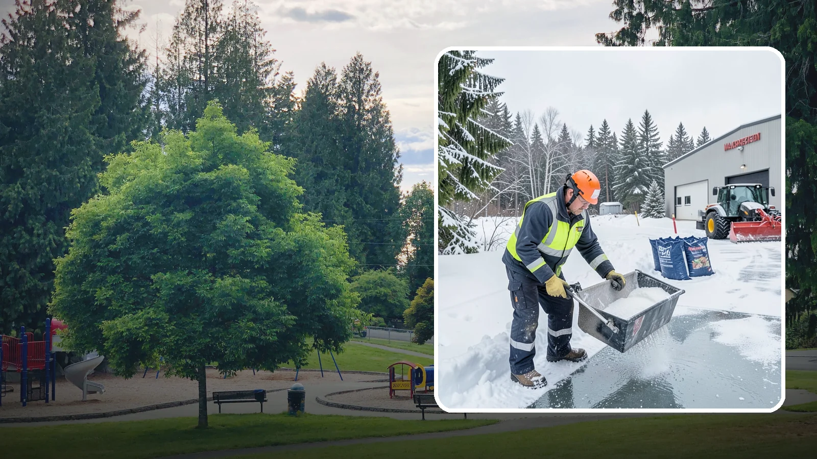 Deicer Restocking in Bonney Lake, Pierce County, WA - Deicer restocking keeps bagged and bulk products replenished across your site so no zone goes untreated mid-storm.