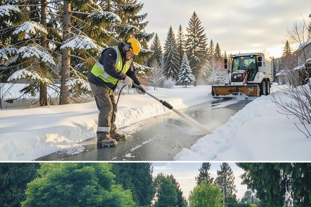 Deicer Restocking in Bonney Lake, Pierce County, WA - Deicer restocking runs from the first fall freezes through the last spring cold spell as supplies deplete.