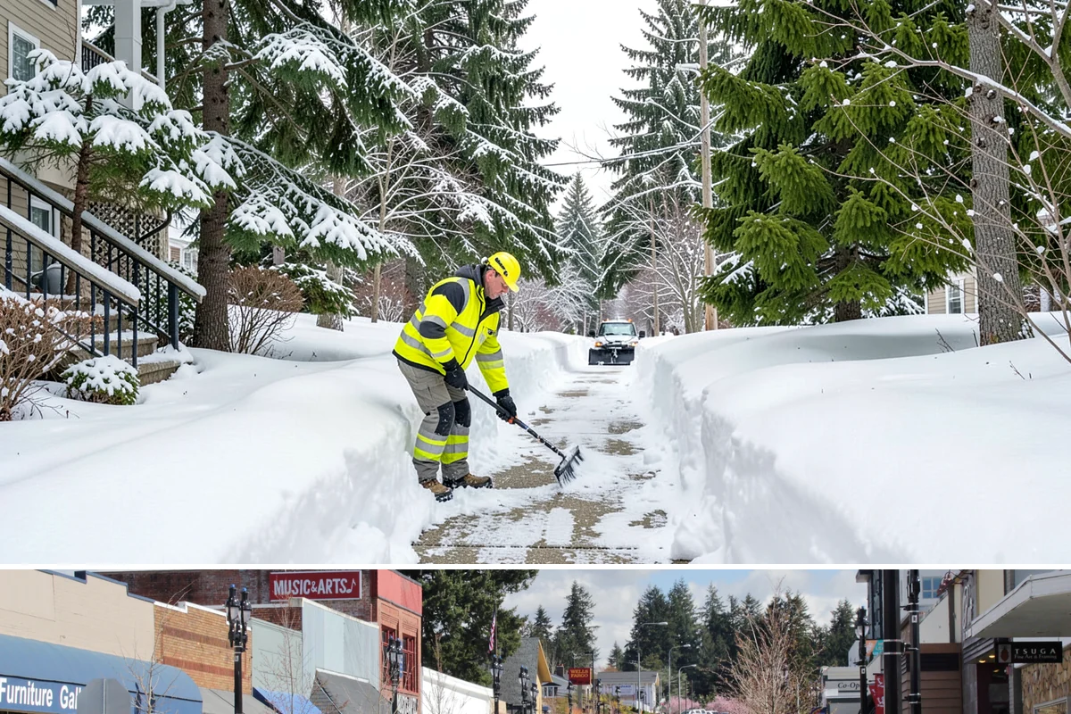 Deicer Restocking in Bothell, King County, WA - Deicer restocking runs from the first fall freezes through the last spring cold spell as supplies deplete.